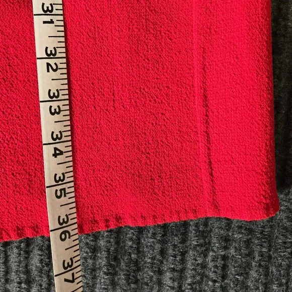 Red Women's Coat - Picture 10 of 12